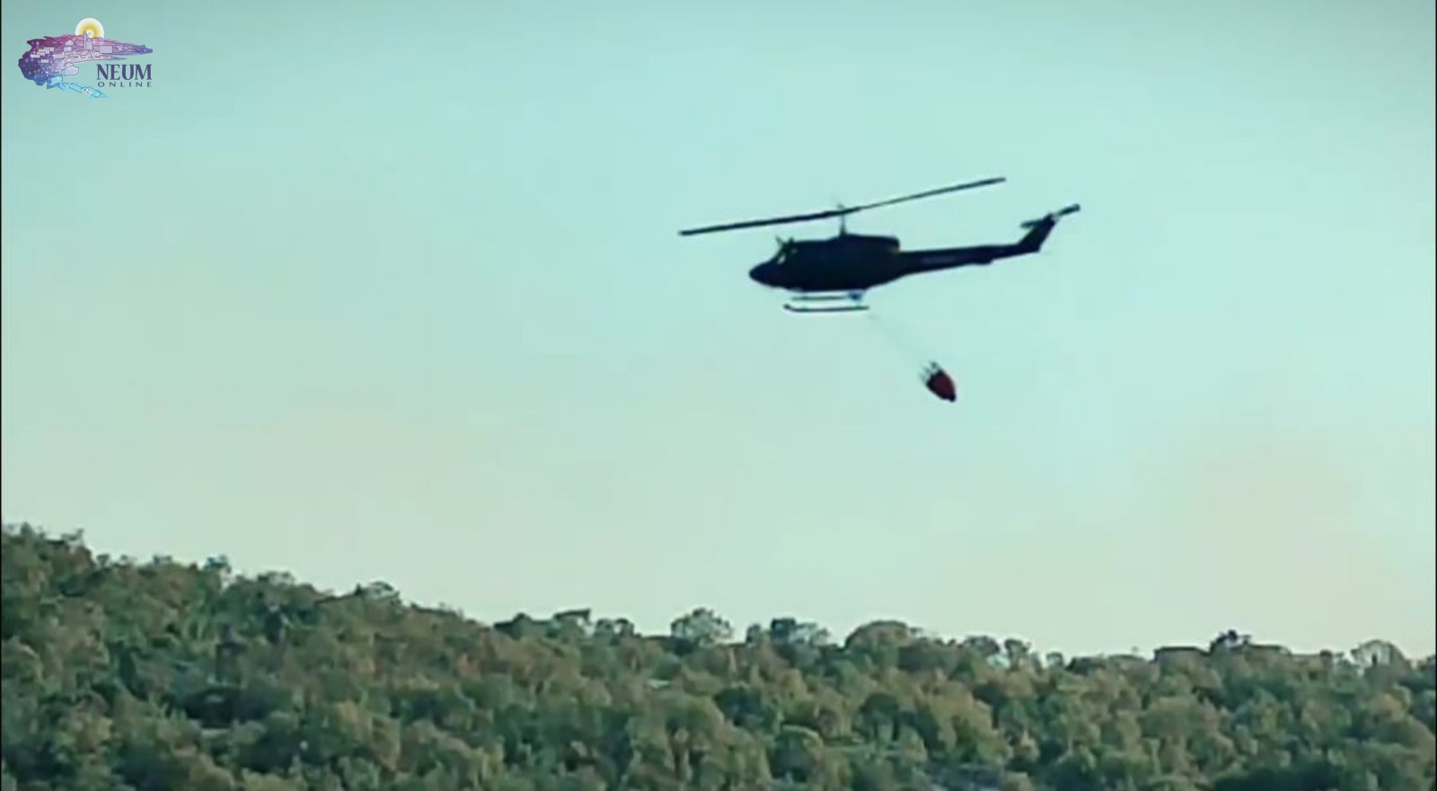 Požar u Neumu gase helikopteri OS BiH, stanovništvo i objekti nisu ugroženi